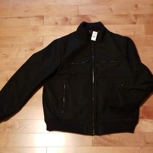 NWT Express Mens Black Coat - Size XL